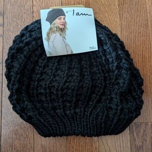 Black Knit Beanie
